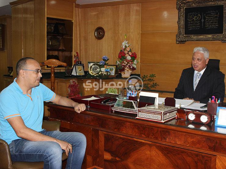 مراسل مصراوي مع اللواء جمال الرشيدي مدير أمن البحي