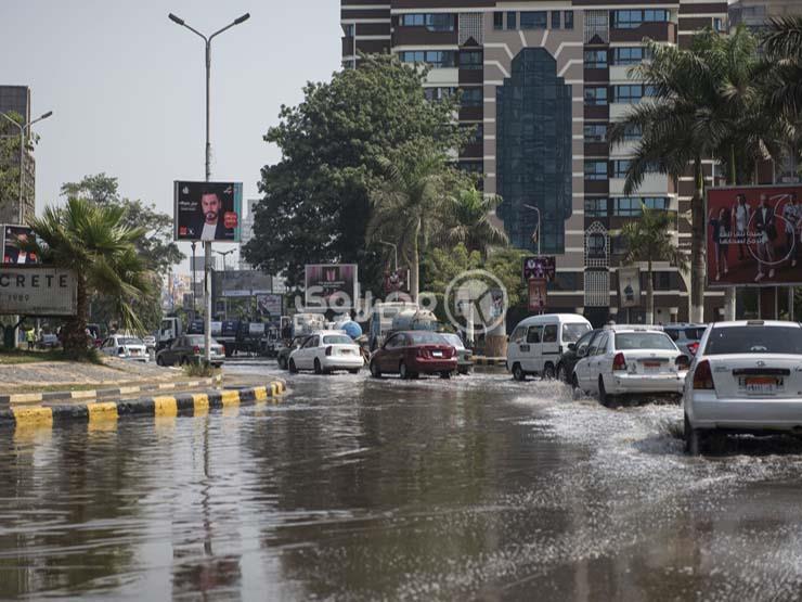 انفجار ماسورة المياه بالمهندسين