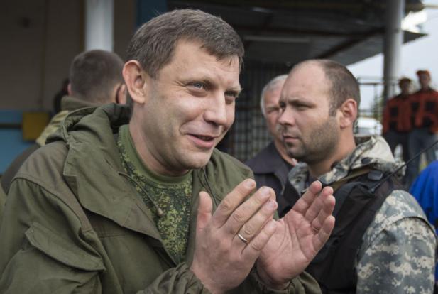الكسندر زاخارتشينكو زعيم الانفصاليين الأوكرانيين