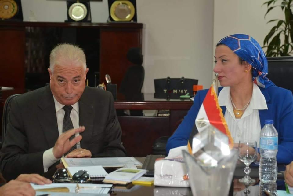 لقاء وزيرة البيئة مع محافظ جنوب سيناء