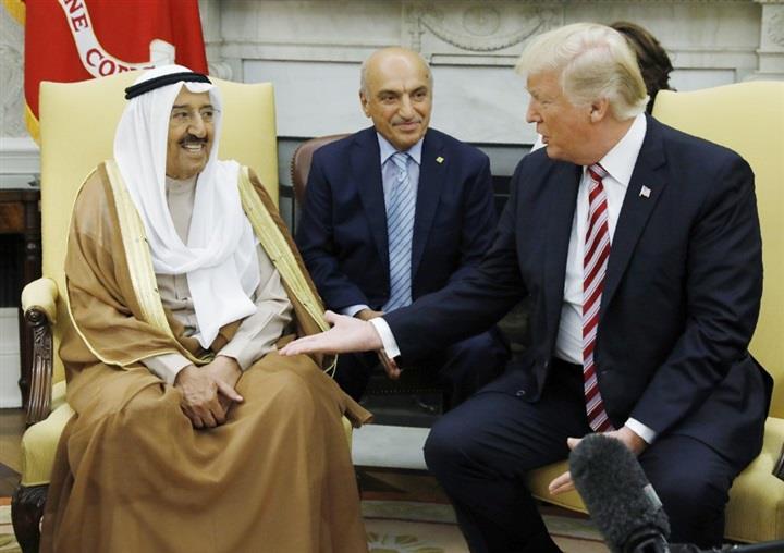 ترامب و أمير الكويت