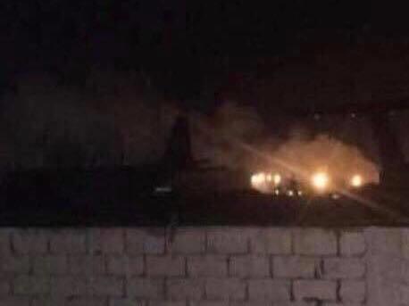 سقوط قذيفة داخل مطار معيتيقة الدولي