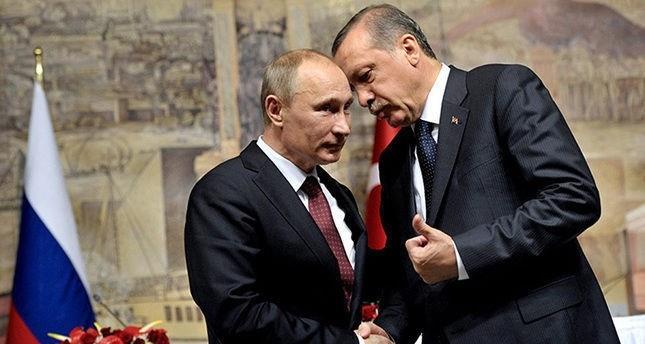 الرئيس التركي أردوغان برفقة نظيره الروسي بوتين