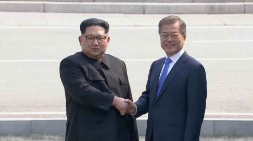 كيم جونج أون و رئيس كوريا الجنوبية