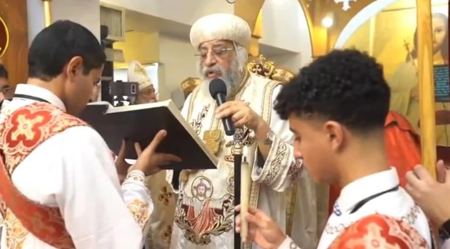 البابا تواضروس يترأس قداس جمعة ختام الصوم دون حضور
