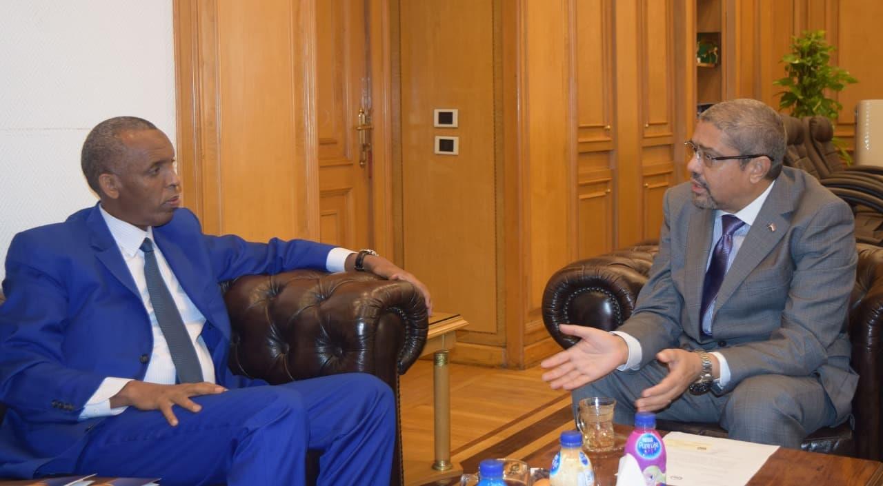 العربي خلال لقائه مع سفير جيبوتي
