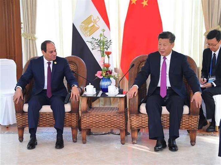 الرئيس المصري والصيني