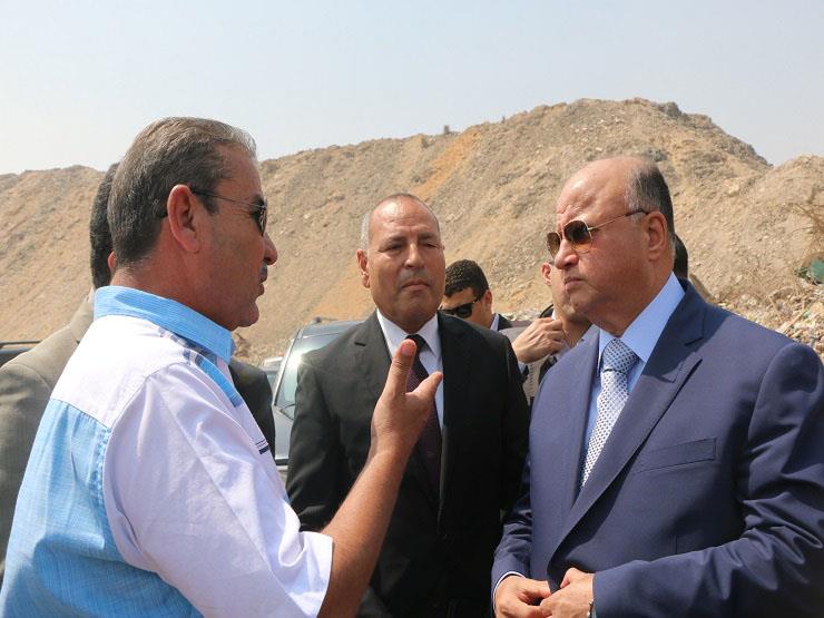 محافظ القاهرة يتفقد مقلب الوفاء