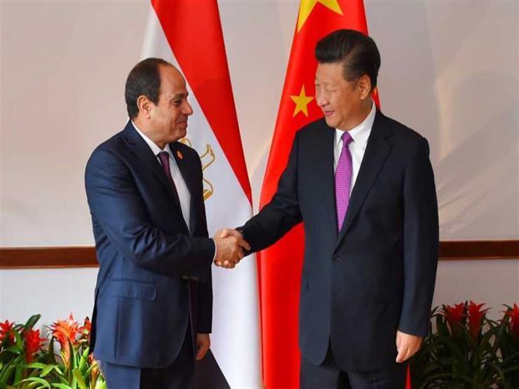 الرئيس السيسي والرئيس الصيني من جولة الرئيس الخارج