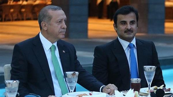 الرئيس التركي رجب طيب أردوغان وأمير قطر تميم بن حم