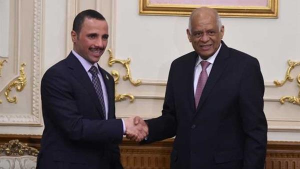  عبدالعال يلتقى رئيس مجلس الأمة الكويتي