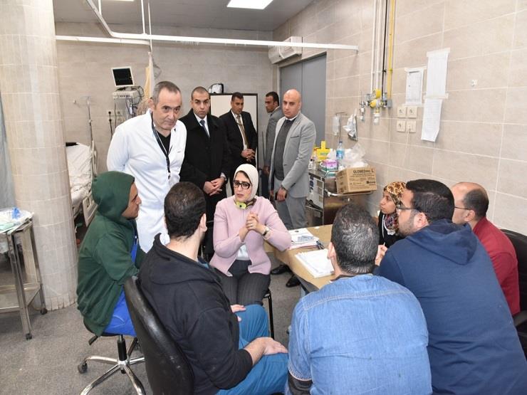زيارة وزيرة الصحة اليوم لمستشفى أحمد ماهر التعليمي