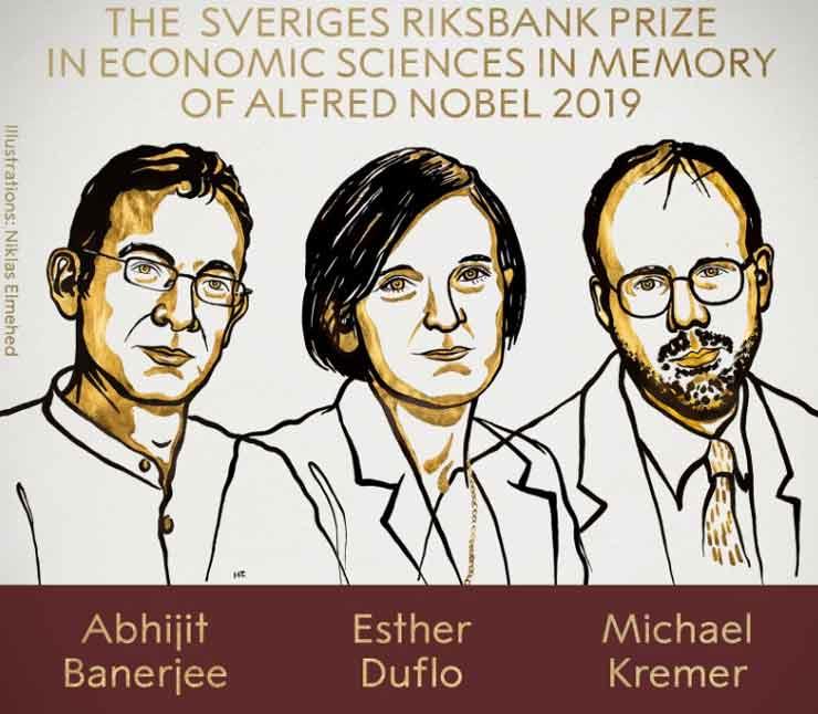 صورة الفائزين بجائزة نوبل للاقتصاد 