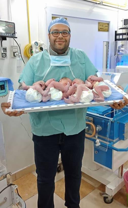 131616-سيدة-تضع-4-توأم-في-الغربية