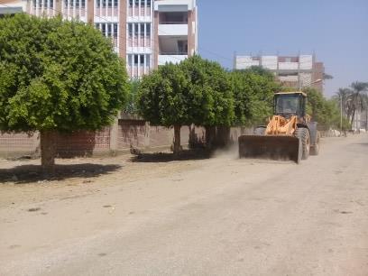 رفع قمامة من شوارع المنيا (2)