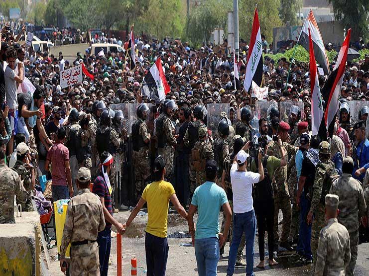 التظاهرات في بغداد
