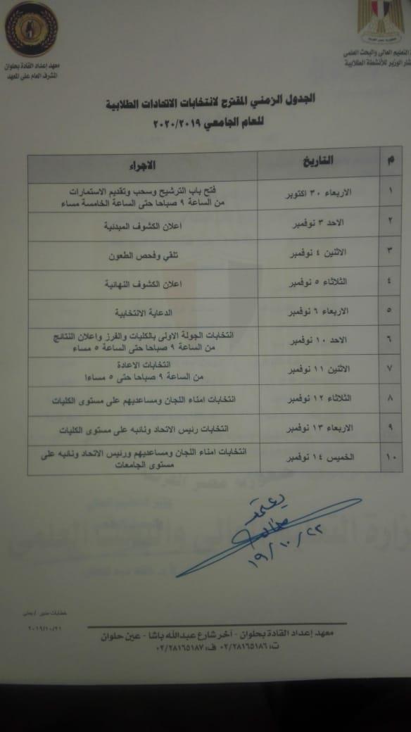 38782-الجدول-الزمنى-المقترح-لانتخابات-الاتحادات-الطلابية-2019-2020