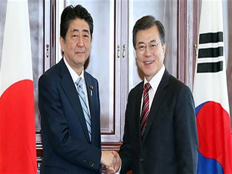رئيسا وزراء اليابان وكوريا الجنوبية