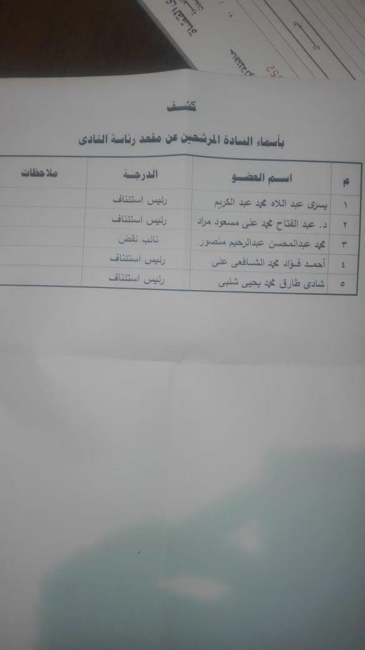 انتخابات نادي القضاة 