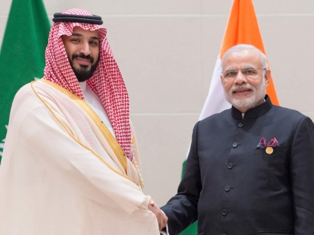ولي العهد السعودي ورئيس وزراء الهند