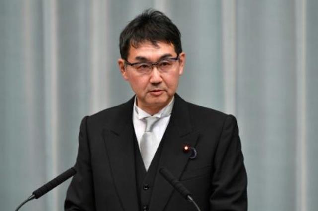 وزير العدل الياباني المستقيل كاتسويوكي كاواي
