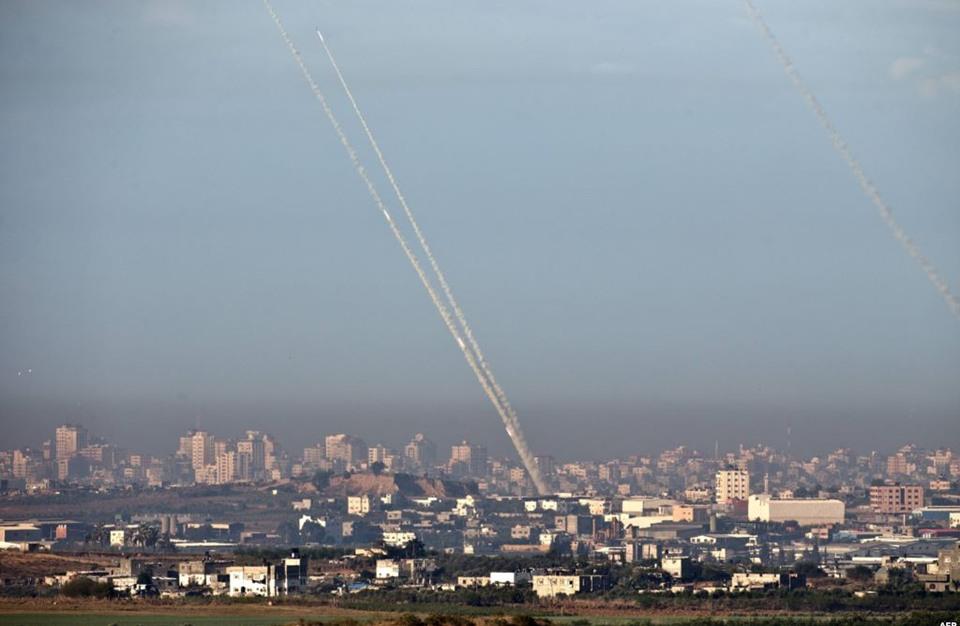 إطلاق صاروخين من غزة - ارشيفية