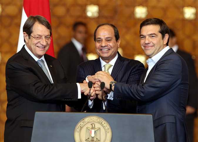 القمة الثلاثية بين مصر واليونان وقبرص