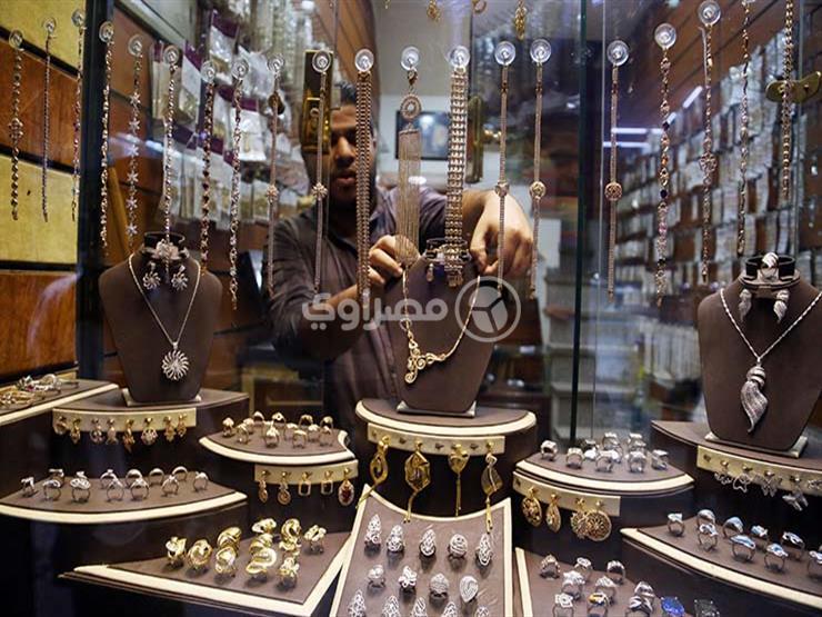 أحد محلات تجارة المشغولات الذهبية في مصر