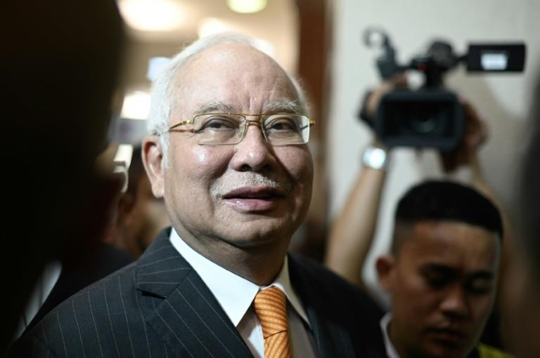 رئيس الوزراء الماليزي السابق نجيب رزاق خلال محاكمت