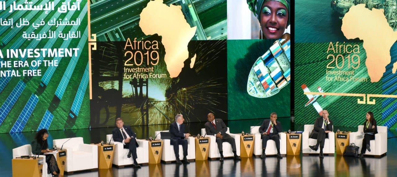 جلسة آفاق الاستثمار العربي الأفريقي