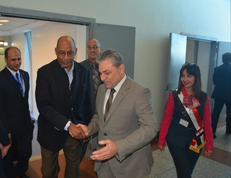 رئيس منظمة النيباد يصل القاهرة لحضور موتمر البيدا