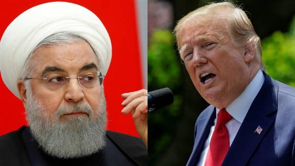 الرئيس الأمريكي دونالد ترامب ونظيره حسن روحاني