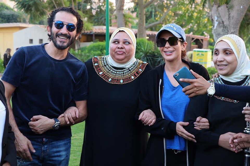 أحمد حلمي وومنى زكي مع اوركسترا النور والأمل