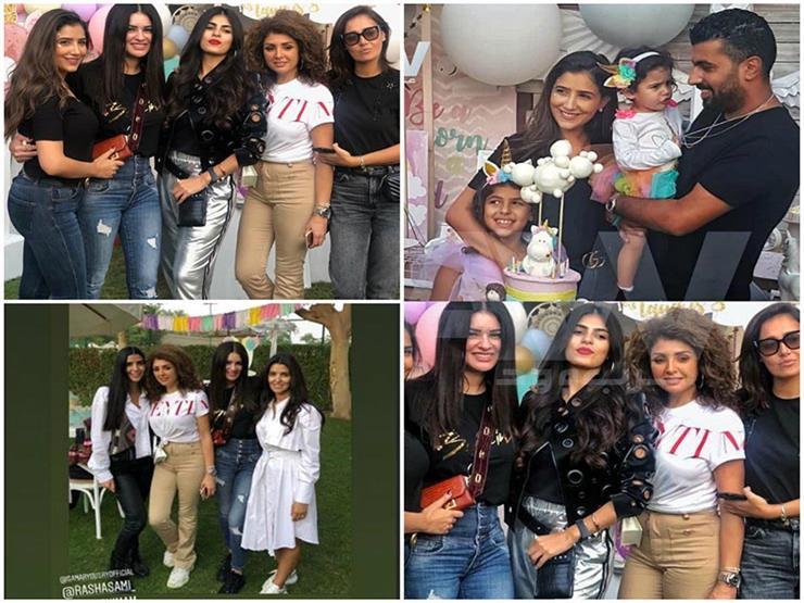 عيد ميلاد ابنة مي عمر ومحمد سامي