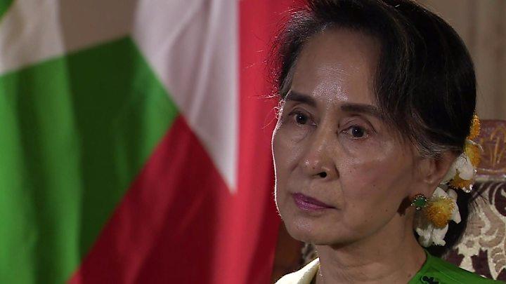 زعيمة ميانمار أون سان سو تشي