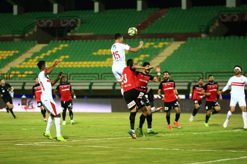 جانب من مباراة طلائع الجيش والزمالك