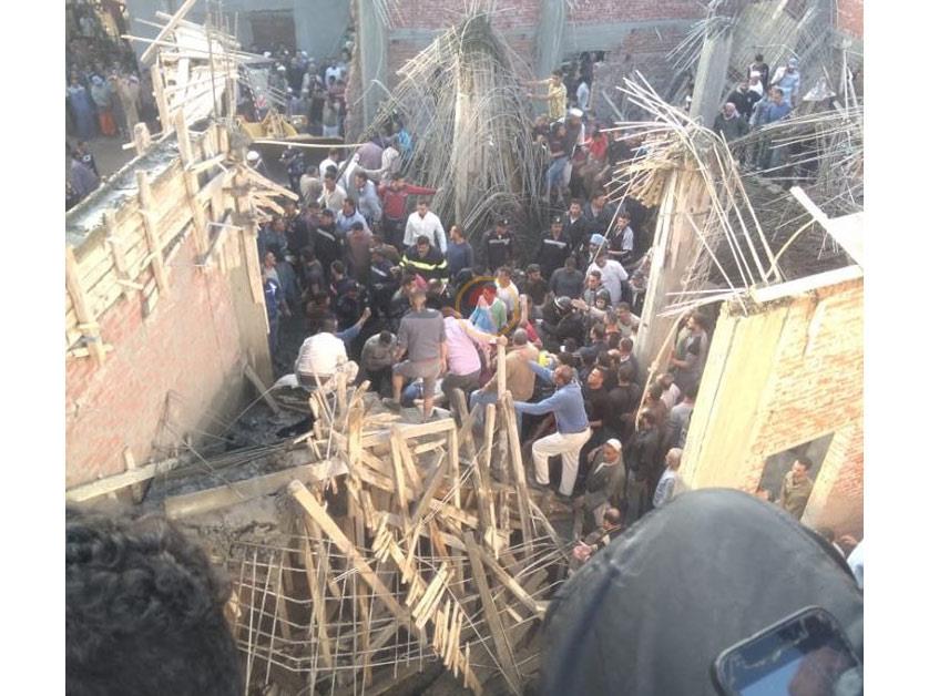 انهيار سقف مسجد تحت الإنشاء بالرحمانية