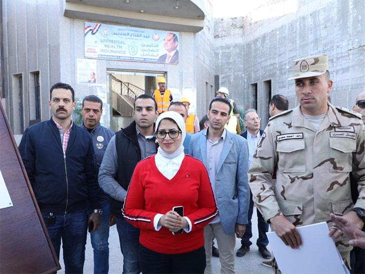 وزيرة الصحة تتفقد تطوير وحدة الرويسات بجنوب سيناء