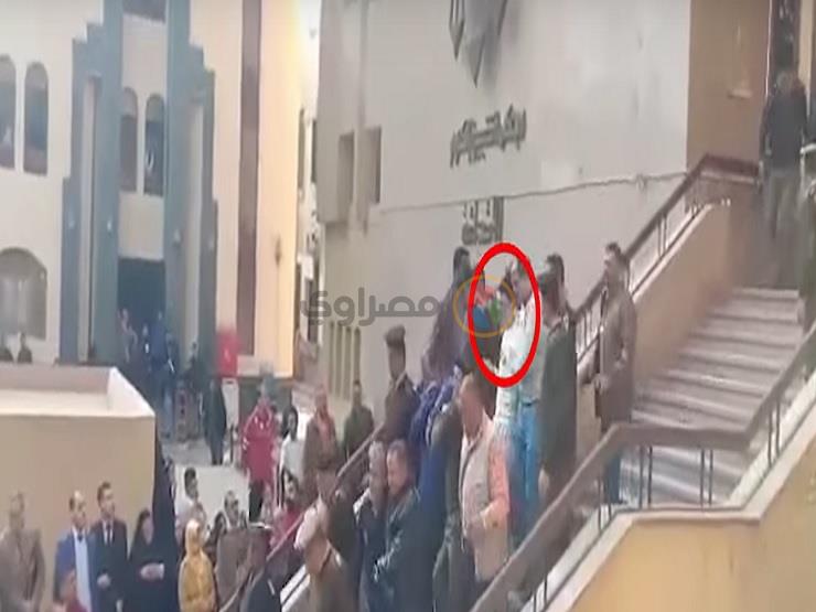 لحظة خروج محمد راجح بعد الحكم عليه