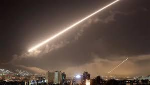 الدفاعات السورية تتصدى لصواريخ قادمة من إسرائيل