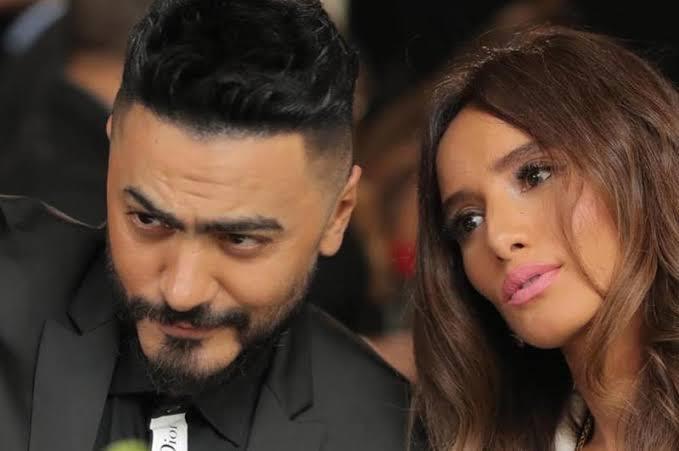 تامر حسني وزينة في فيلم الفلوس