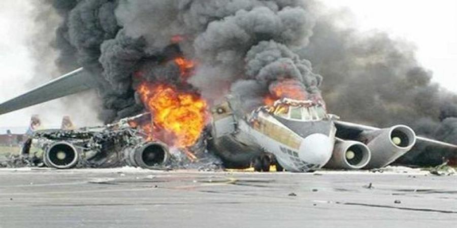 سقوط طائرة _أرشيفية