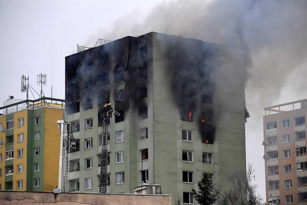 انفجار في مبنى سكني في سلوفاكيا