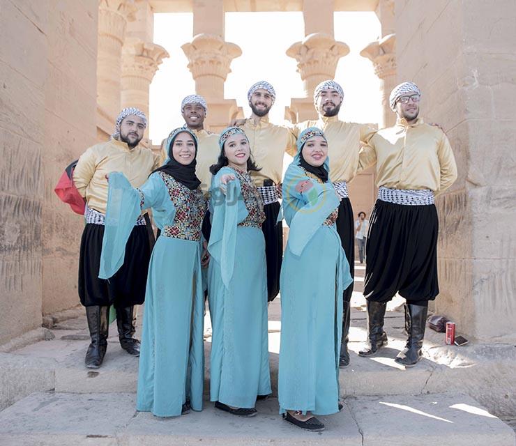 فرقة الفالوجا الفلسطينية في مهرجان الأفروصيني للفر