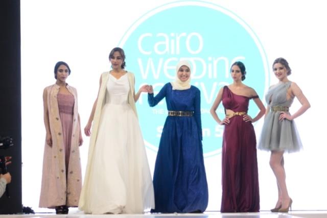 عروض فساتين الزفاف بحفل Cairo weeding festival (16