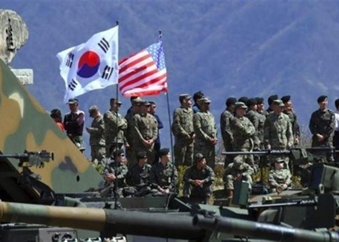 القوات الأمريكية بشبه الجزيرة الكورية