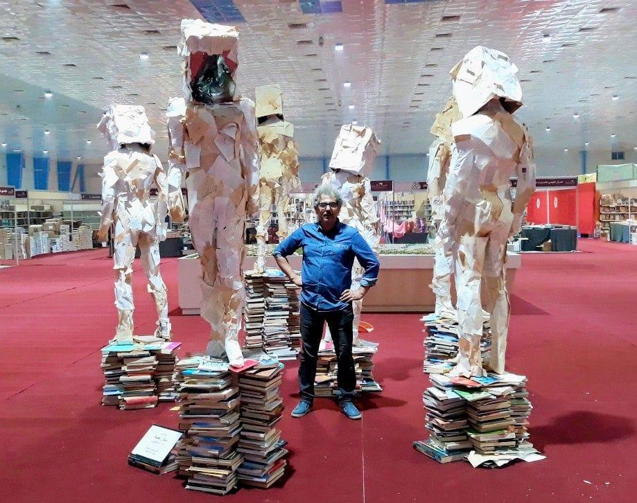  تمثال في معرض بغداد الدولي الكتاب