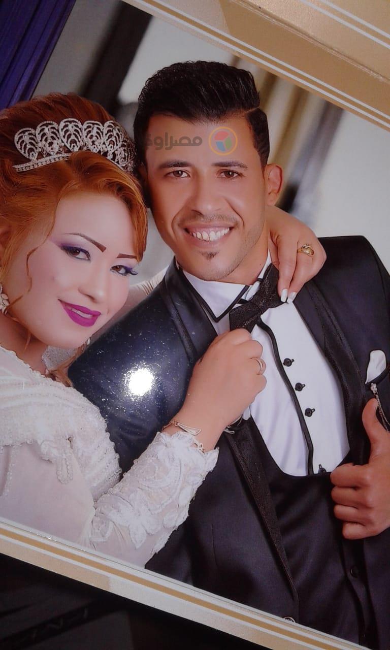 أسماء ضحية الميكروباص وزوجها يوم زفافها