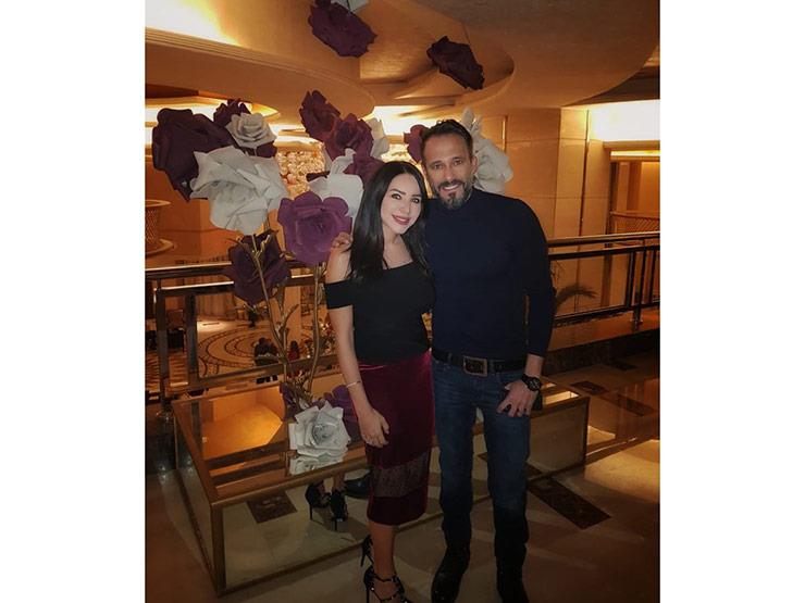 يوسف الشريف وزوجته