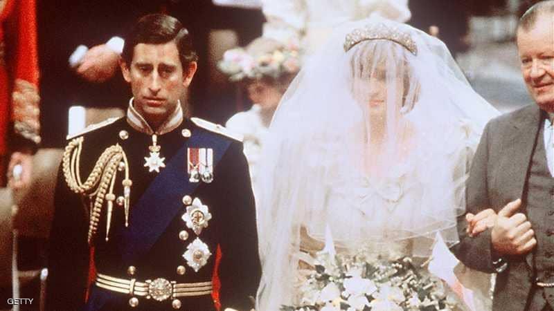 صورة من حفل زفاف الأمير تشارلز وديانا سنة 1981
